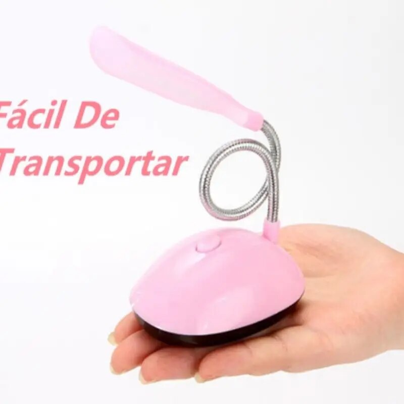 Mini Luminária Flexível de Mesa