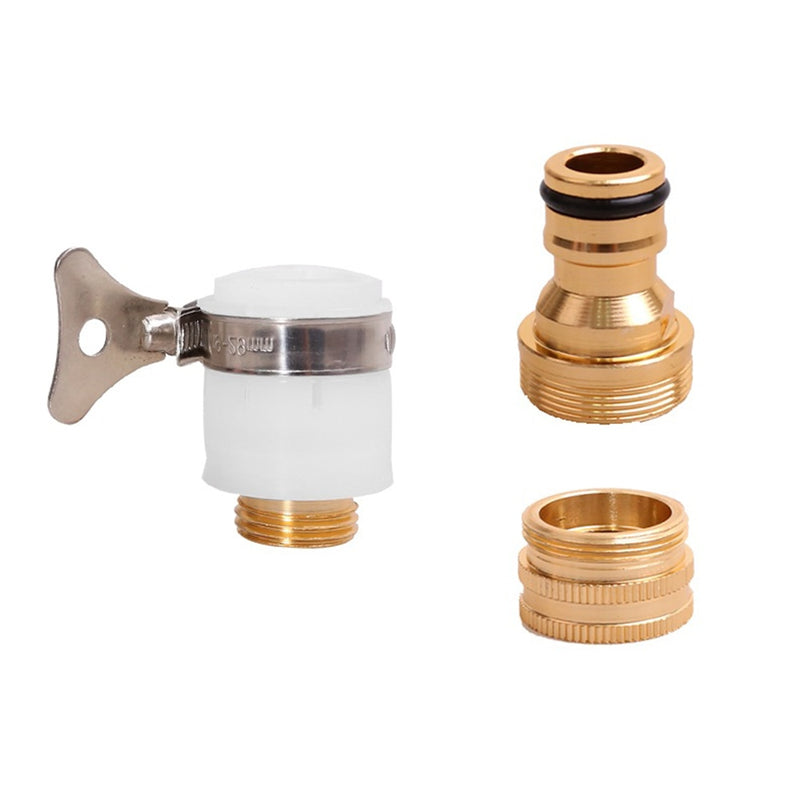 Water Hose Nozzle High Pressure Spray Gun Garden Hose Sprinkler Metal Car Wash Straight Nozzle Washer Spray Watering Irrigation