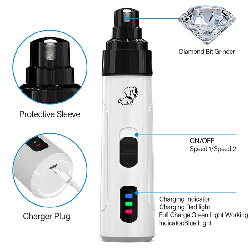 Cortador de Unhas Elétrico para Pets