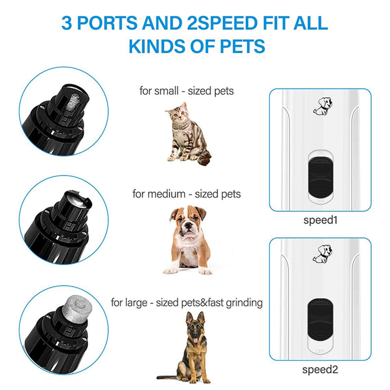 Cortador de Unhas Elétrico para Pets