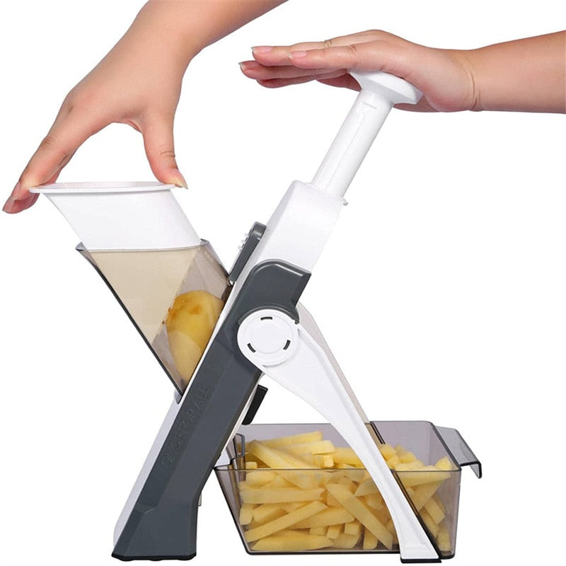 Multifunctional Vegetable Cutter Adjustable Grater Shredding Artifact Kitchen Slicing Artifact Manual Grater Kitchen Tool