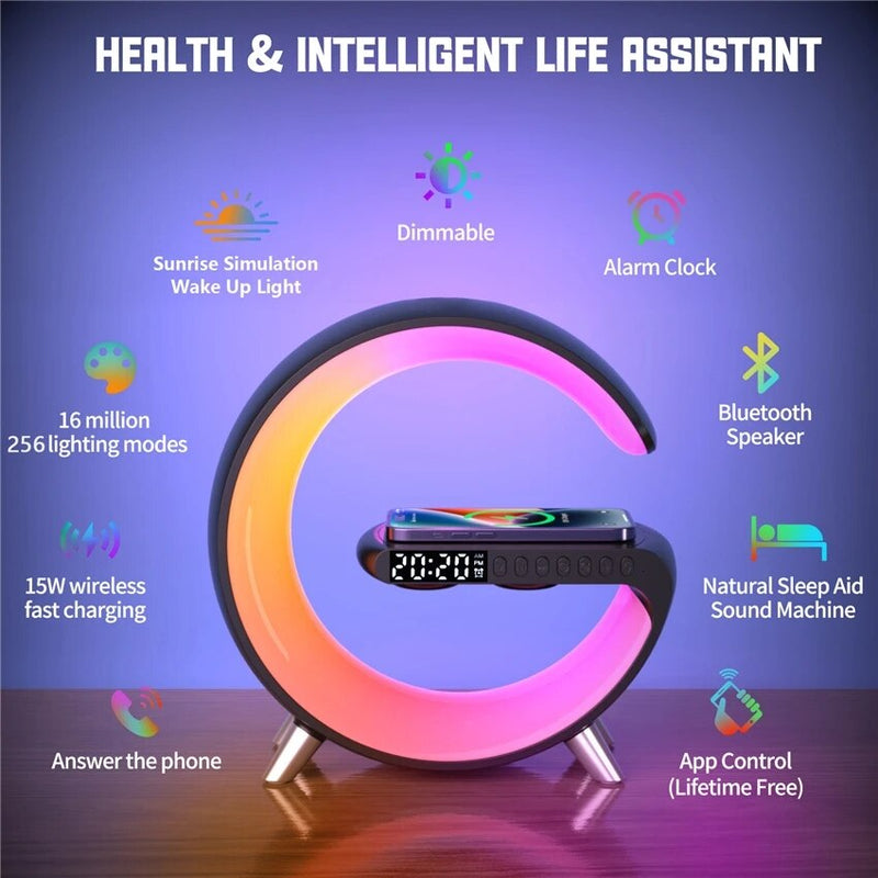 Carregador Sem Fio G-Speaker RGB