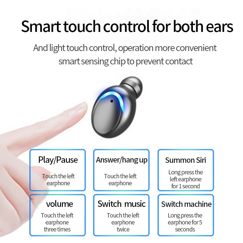 Fones de ouvido F9 Wireless