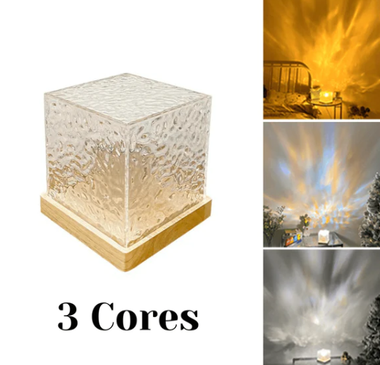 Luminária Relaxy - Cubo de luz colorida para decoração de ambientes